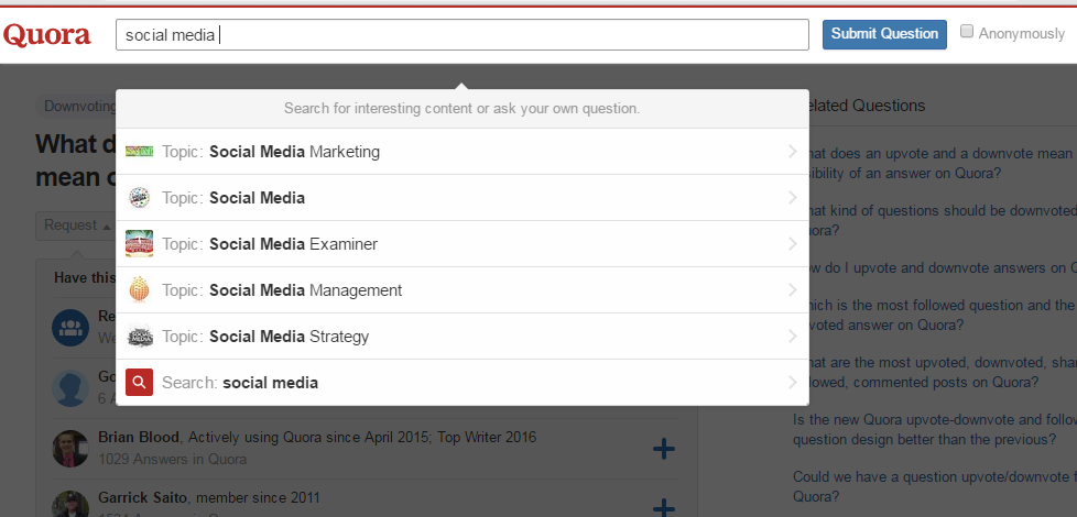 quora-topic-search