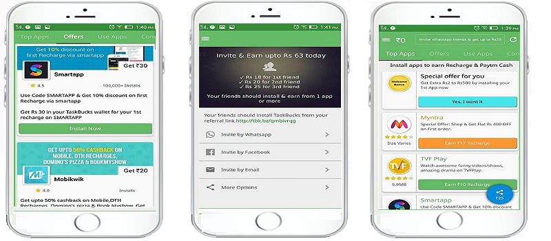 taskbucks-free-recharge-apps