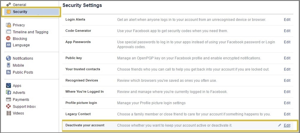 facebook-security-settings