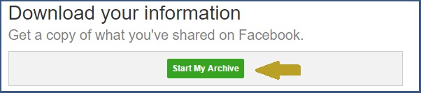 start-archive-facebook-data