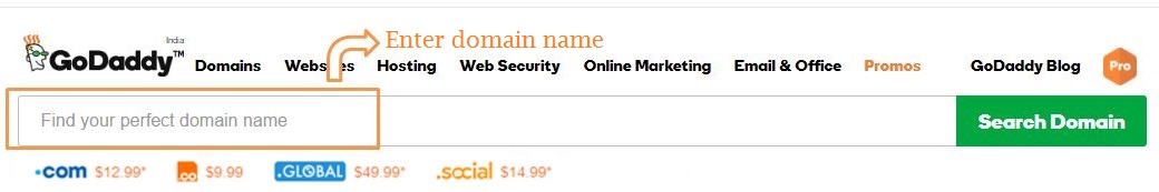 godaddy-domain-name-searching