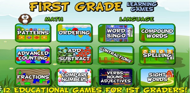 first-grade-learning-games-android-app