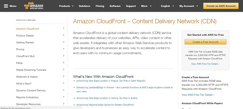 Amazon-CloudFront-free-cdn