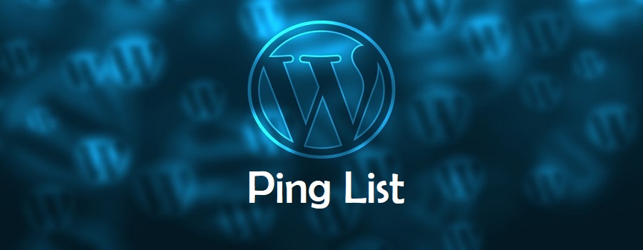 wordpress ping list