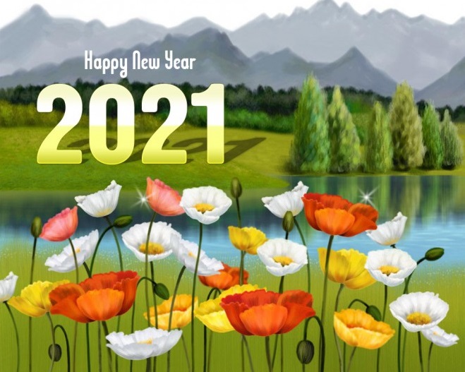 Happy New Year 2021 - Greetings Cards Download 