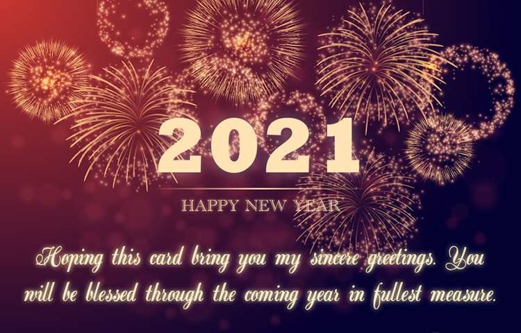 Happy New Year 2021 Wishes Images 