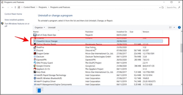 clownfish voice changer not working