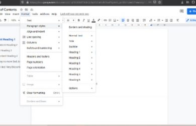 How to Create a Table of Contents in Googles Docs
