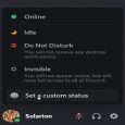 How to set custom status