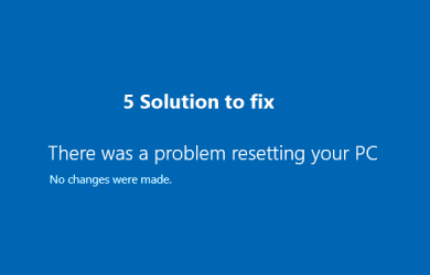 Problem Resetting PC