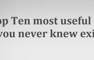 There are millions of websites in the net and nowadays almost everyone knows about some of the most famous and useful websites such as Google or Facebook whether they use them or not However, there are many less famous but very useful websites which even casual users don’t know about. If used correctly, these websites can help you a lot in both virtual and the real world. But the problem, as we mentioned, is that lots of people don’t even know that any such website exists, that’s why today we have brought you a list of Top Ten most useful websites you never knew exists Top Ten most useful websites you never knew exists 1. 10 Minutes Mail You can’t browse The Internet without having an email. Almost all websites require you to give your email id and you certainly need an Internet address to connect with anyone online. But there are lots of times when you don’t want to give away your email address to someone just like that. It can be a person who you think can use the email for wrong purposes, or just someone who you know will annoy you for the rest of your life by sending you emails daily. That’s why 10 Minutes Mail allows you to get a (you guessed it) email for 10 minutes. All you have to do is open the website and you’ll have your email address written in the box plus an inbox a little lower on the same web page. You can use that id to receive any emails like your normal email id, plus there is a button to expand the time of your temporary email Id to 10 more minutes if first 10 are not enough for you. Check 10 Minutes Mail 2. RetailMeNot RetailMeNot is a website you should definitely check before buying anything online. You can find the latest coupons for almost every online store using this website. So whether you are buying a new pair of sandals or a New LED TV, do check out their website for finding coupons which can save you a fortune. Check RetailMeNot 3. Print Friendly In today’s world, all the websites are upgrading itself for looking better. However in this process, the content of the website becomes impossible to print. If you are also a book lover like me and you like to visit Web pages with long content then this is a big problem for you. However Print Friendly is a website which creates a print-friendly version of any website, doesn’t matter how fancy it is. So you can take those prints with you anywhere you like and enjoy the content of it despite being away from your Mobile or PC. Check Print Friendly 4. Old version It’s really annoying when a software you commonly use gets an upgrade and you find out that it has removed or upgraded a feature you really liked and then you feel like breaking the nose of that developer who did this to you. Well, don’t worry, Old Version is a website which has all the older versions of almost every popular software out there. So if you liked your app more before that stupid update, then you can find the earlier version of your favorite software right here. Check Old version 5. Privnote It happens a lot that you have to share a crucial information which you don’t want to be lurking around the Internet forever, But how do you do it? Whether you send a email or Facebook message, once sent it’s always going to be on the Internet until the other person agrees to delete it. Privnote is a website which is made to solve this problem, you can create notes online and then share its link with anyone you like. The information will be readable only once and after that, it will be destroyed automatically forever. Check Privnote 6. Instructables Instructables is a platform where you can learn to build almost everything. It’s a platform for people who are looking to learn or share their creation. So whether you are looking to build a new dog house or a motor engine, Instructables is there to help you. There are many different tutorials available building almost everything you can imagine. so you’ll gonna love this website If you like to spend your weekends in your garage building new things. Check instructables 7. Scrim Scrim does a small but important job for you. Have you ever wondered why do you get so many spam emails promoting offers etc? I mean where do they get your email address from? The answer is bots. They have Internet bots (robots) searching 24×7 for new email ids on the Internet, so whenever you posts your email id anywhere on the net they pick it up and then sell this data. Scrim changes your email address in a short link, so you can share it freely on the net. Just paste the URL instead of your email address and you won’t receive spams anymore. Check Scrim 8. Zero Dollar movies If you also spend most of your time looking to find the best torrent of the latest movies then we got something for you that comes directly from the heavens. Zero Dollar Movies is a website which has a collection of 15,000+ movies in all languages which are available to be watched online. The best thing is that they only list full-length movies, unlike other sites which have trailers and half cut movies in the name of full movies. Check Zero Dollar Movies 9. Get Notify If you are working on the digital marketing world, then you must be sending a lot of emails. It’s the best way to keep a track record of your communications and make them professional. However, the problem is that you don’t know whether your email has been read or not. But Get Notify is a website dedicated to solving this problem. You can use this website to get a notification whenever your emails get read, it also provides some extended data such as recipient’s IP Address, location, browser details etc which can be really helpful for people who are selling any product through email. And the best thing is that the other person does not know anything about this tracking means they don’t feel like they are being watched. Check Get Notify 10. Bugmenot How many times it happens that you want to use a website just once but they force you to sign up? You can be looking to download a new song or just want to try the website, but once you sign up, they start sending you useless emails and notifications which are quite annoying. But don’t worry, BugMeNot is the perfect solution for you. The website contains login details for thousands of different websites shared by their community members. All you have to do is put the URL of the website into the given box and search for login details. And you’ll get all the available usernames and passwords for that site so you can use it without signing up and certainly without bugging your inbox with emails. Check BugmeNot Hope you like this post and use websites to get benefit of each. If you also have any such website then please write in comments.