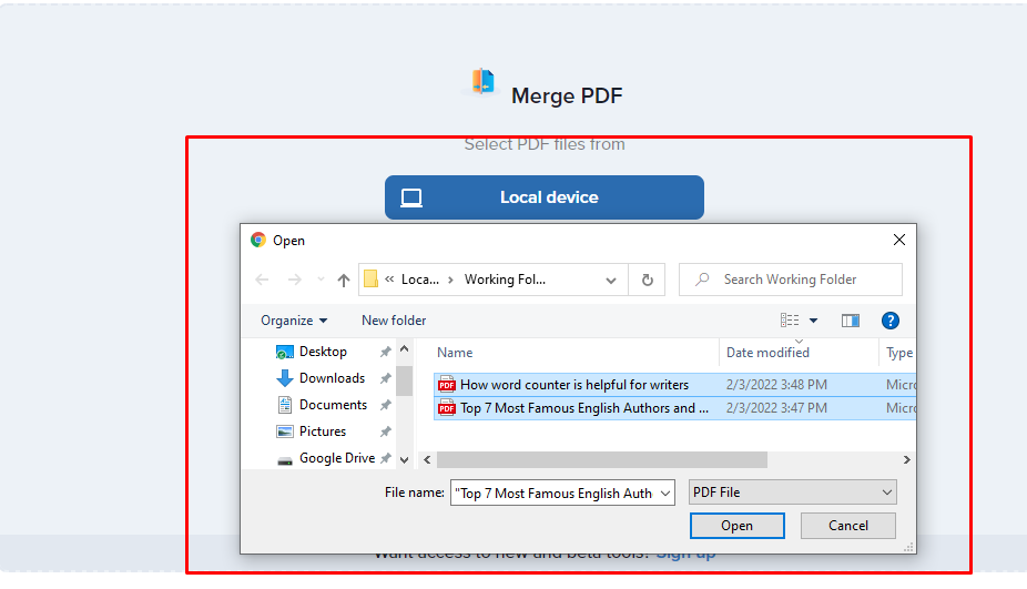 Top PDF File Mergers 2